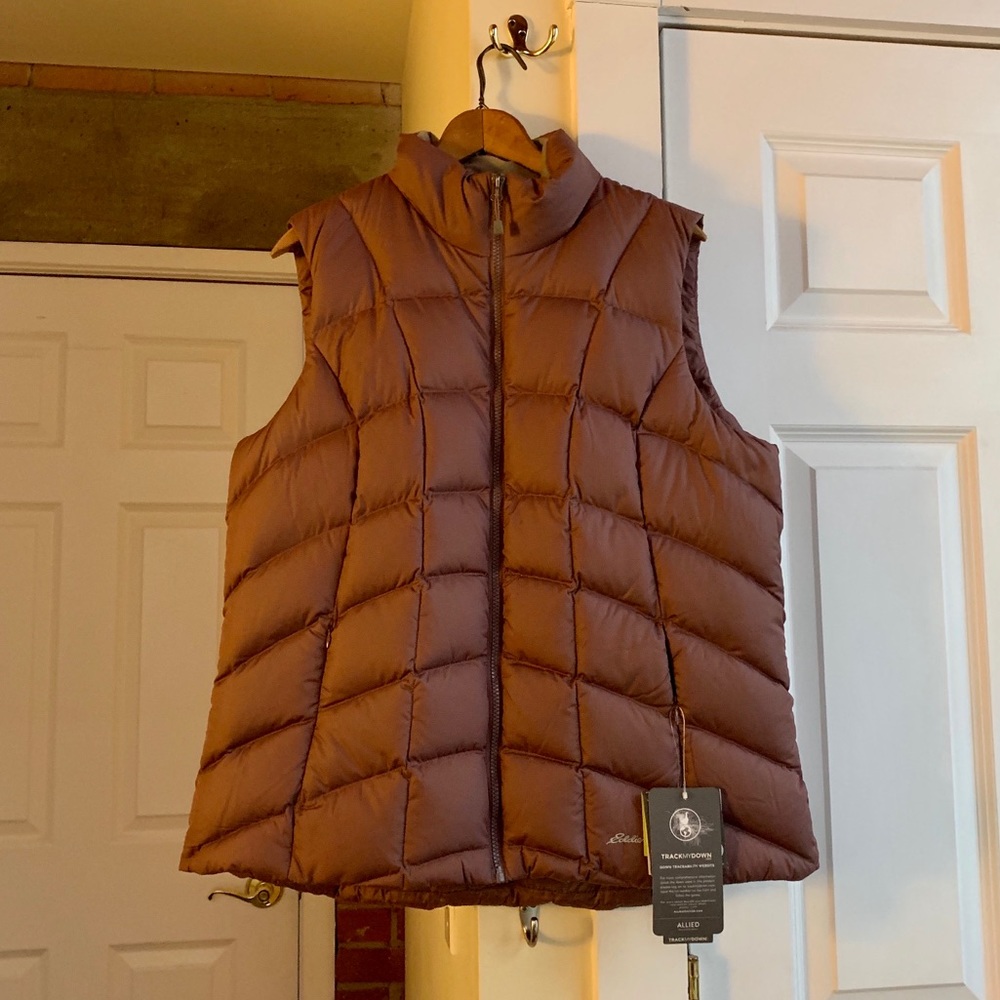 NWT Eddie Bauer Down Vest, XL